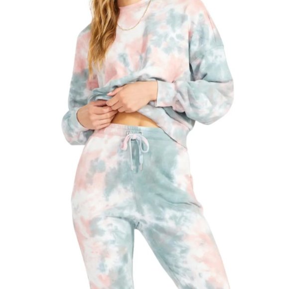 NWT BB DAKOTA BY STEVE MADDEN - You're Trippin Tie Dye Sweatshirt - Size Large - Picture 3 of 7